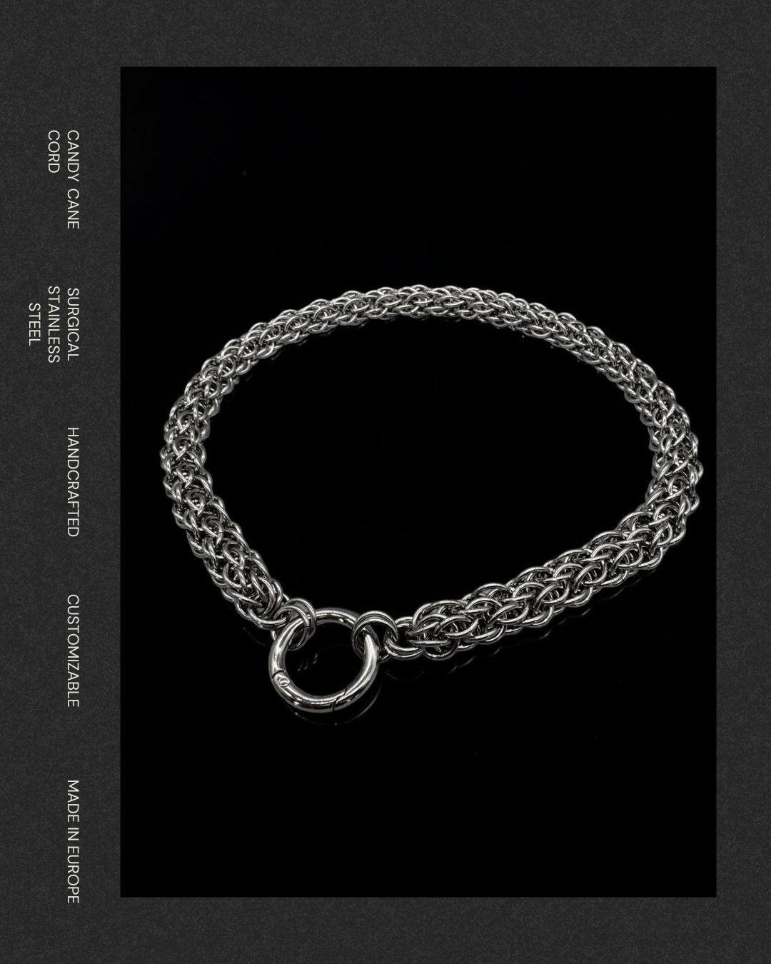 The Candy Cane Cord Collar